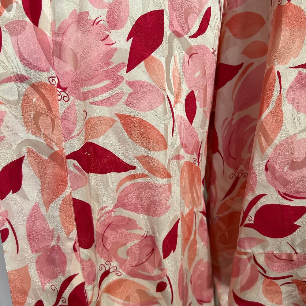 August Silk Floral Robe - Picture 4 of 5